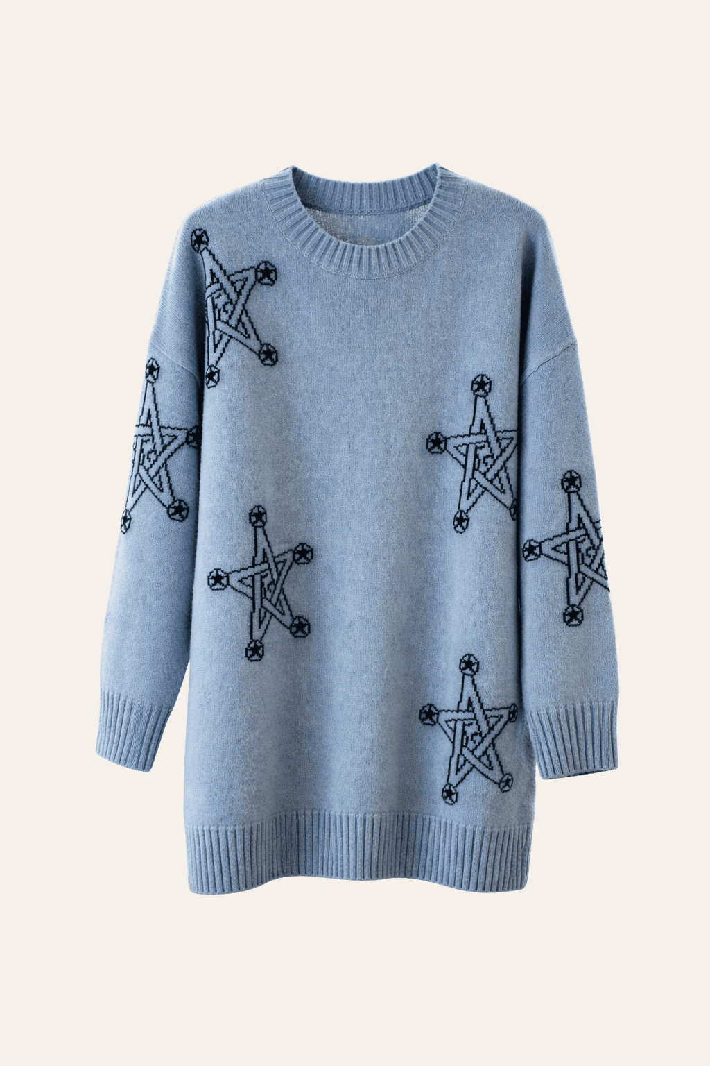 ANOA CASHMERE STAR SWEATER