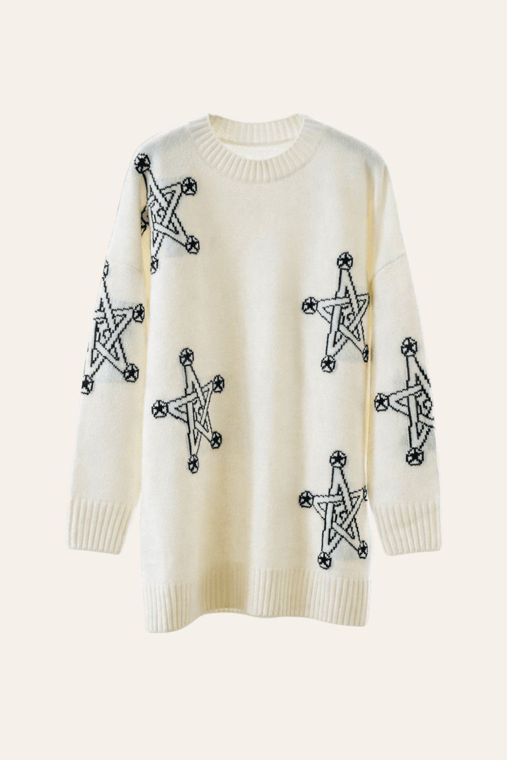 ANOA CASHMERE STAR SWEATER