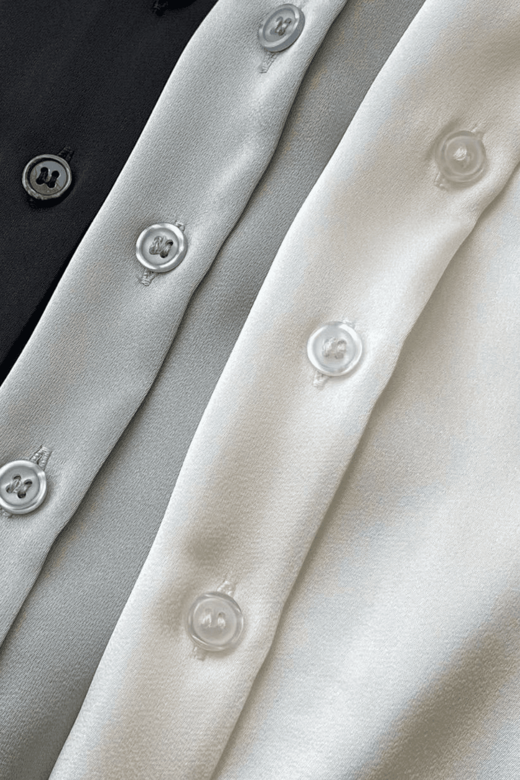 JEDWABNA BLUZKA DAMSKA Z RĘKAWEM 3/4